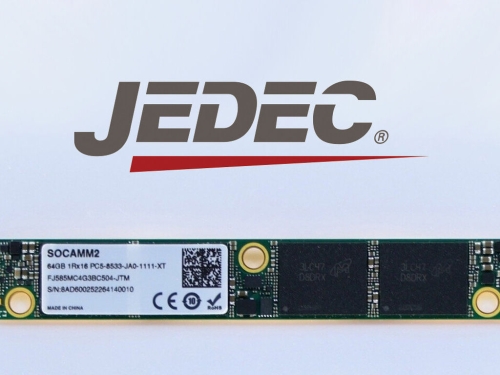 JEDEC announces near completion of LPDDR5X SOCAMM2 standard