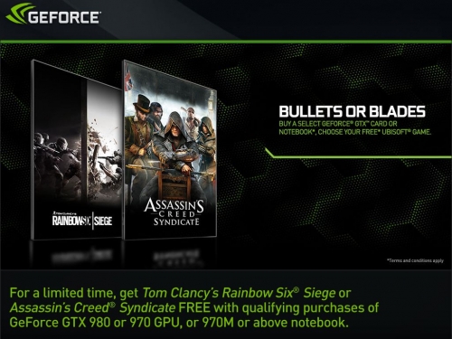 Nvidia's Bullets or Blades Geforce bundle details