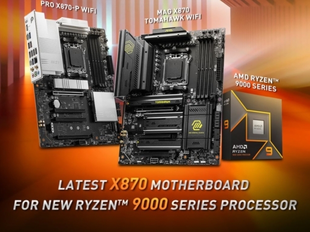 AMD X870 and X870E motherboards are now available