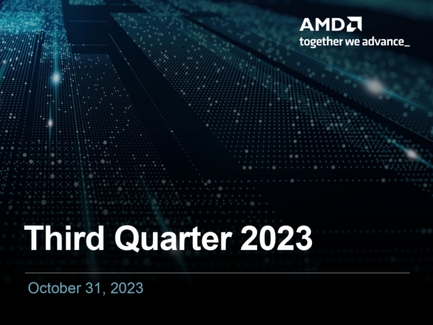 AMD releases third quarter 2023 financial results