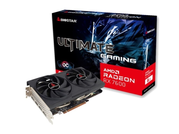 Biostar rolls out new Radeon RX 7600 OC graphics card