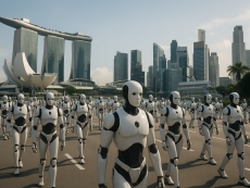 Singapore workers glued to AI